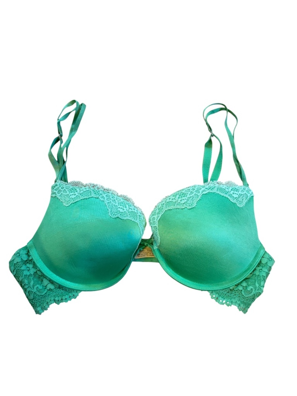 Aerie Green Lace Push-up Bra | Size 34B